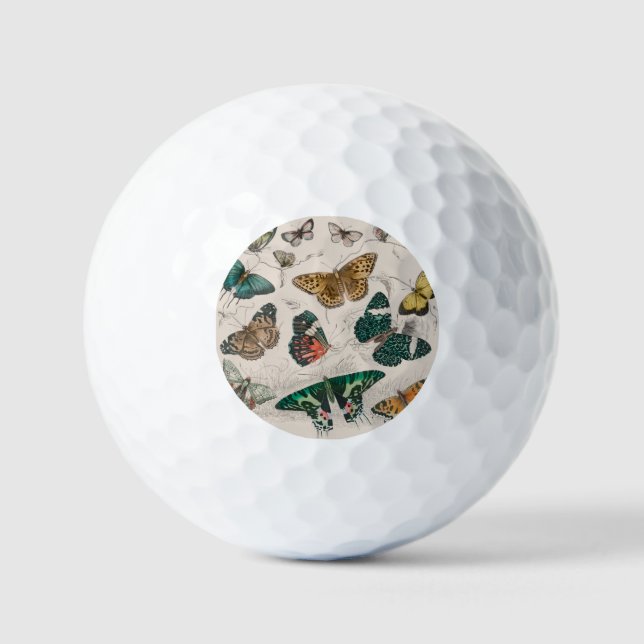 Butterfly Collection Antike Schmetterlinge Golfball (Vorderseite)