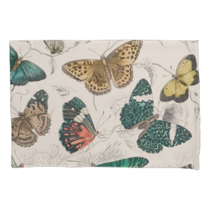 Butterfly Collection Antike Schmetterlinge Kissenbezug