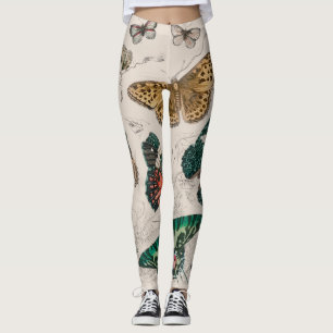 Butterfly Collection Antike Schmetterlinge Leggings