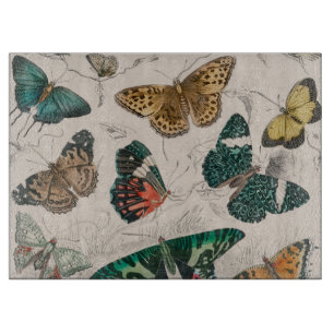 Butterfly Collection Antike Schmetterlinge Schneidebrett