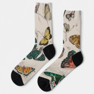 Butterfly Collection Antike Schmetterlinge Socken