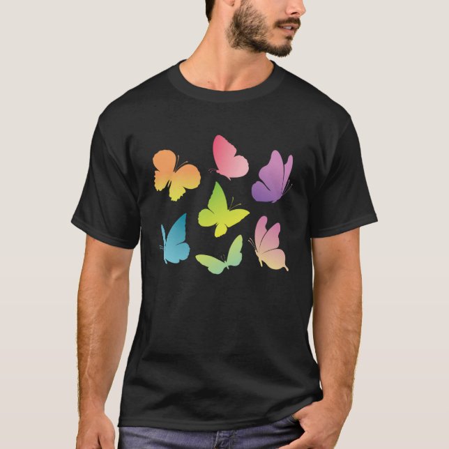 Butterfly Collection Just A Girl Who Loves Butterf T-Shirt (Vorderseite)