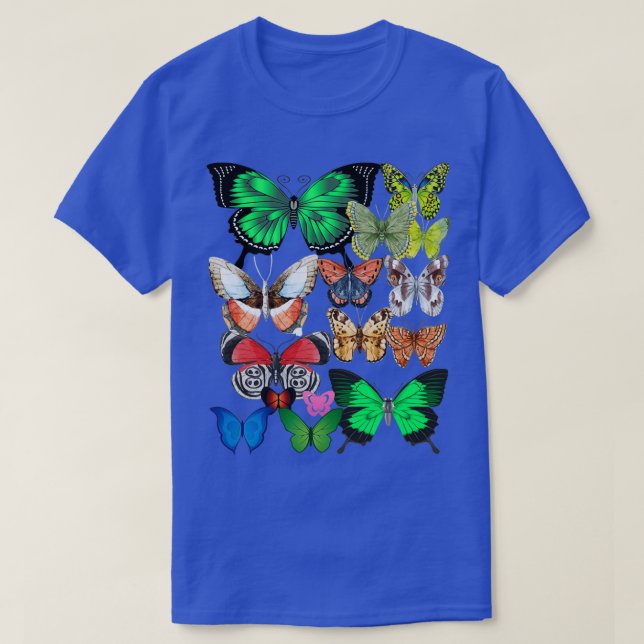 Butterfly Collection Monarch Butterfly Lover Butte T-Shirt (Design vorne)
