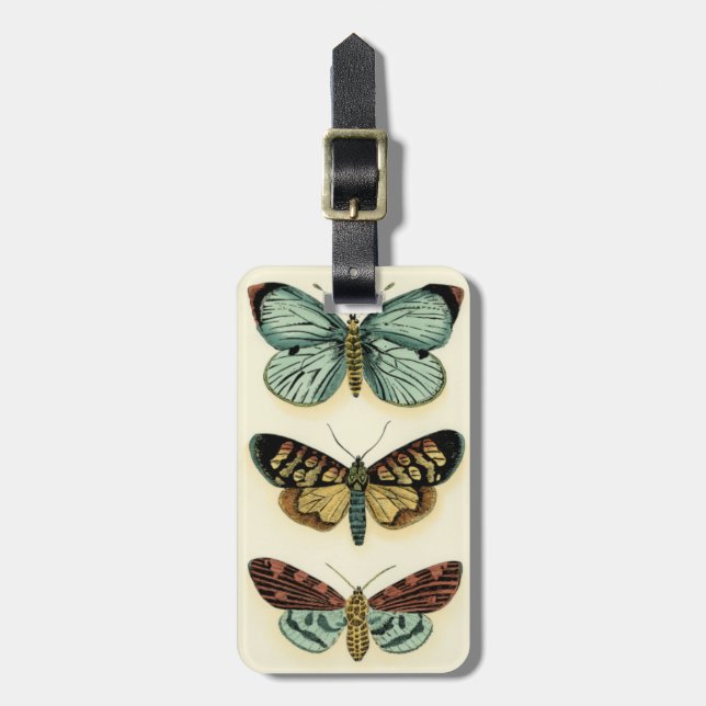 Butterfly Collection von Chariklia Zarris Gepäckanhänger (Vorderseite vertikal)
