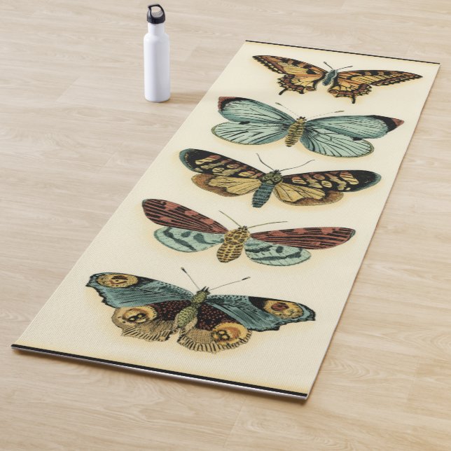 Butterfly Collection von Chariklia Zarris Yogamatte (Beispiel)