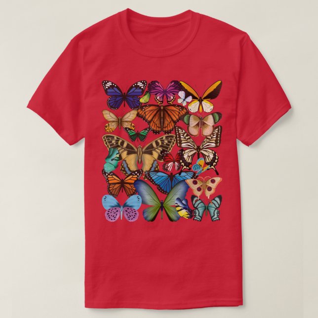 Butterfly CollectionMonarch Butterfly Lover Butter T-Shirt (Design vorne)