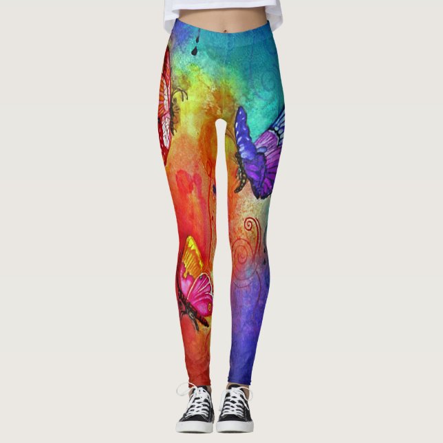 Butterfly Colorblast Leggings (Vorderseite)