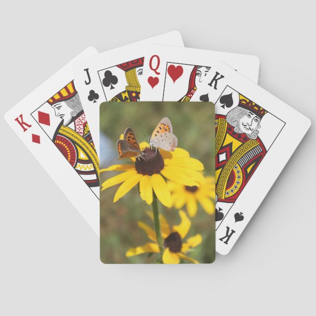 Butterfly Couple Playing Cards Spielkarten (Rückseite)