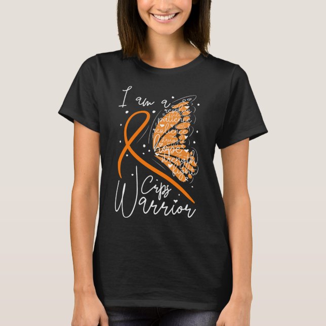 Butterfly CRPS Warrior CRPS Bewusstsein T-Shirt (Vorderseite)