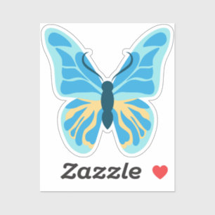 Butterfly Custom Colors Graphic Aufkleber