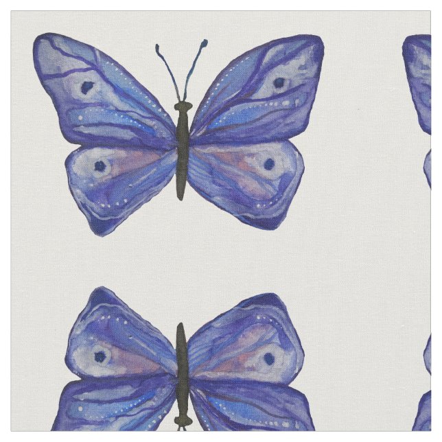 Butterfly Custom Combed Cotton (56" Breite) Stoff (Nahaufnahme)