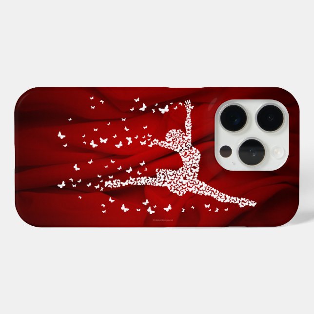 Butterfly Dancer Case-Mate iPhone Hülle (Rückseite (Horizontal))