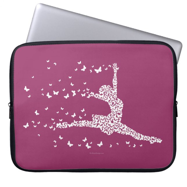Butterfly Dancer Laptopschutzhülle (Vorderseite)