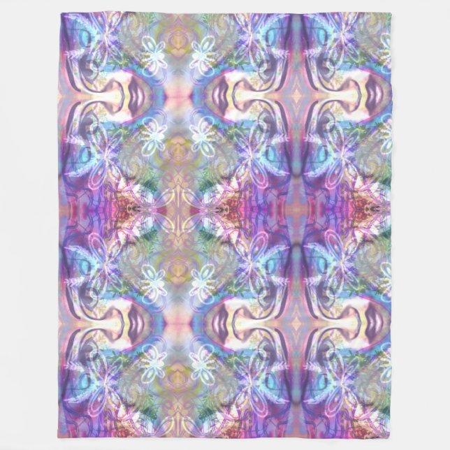 Butterfly Daydream Art Printing Fleecedecke (Vorderseite)