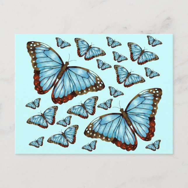 Butterfly Delight Postkarte (Vorderseite)