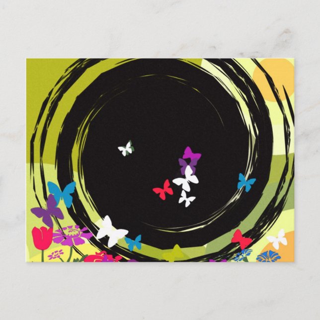 Butterfly Delight Postkarte (Vorderseite)