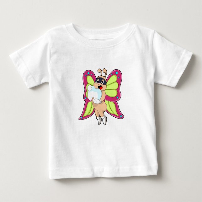 Butterfly Dentist Teeth Baby T-shirt (Vorderseite)