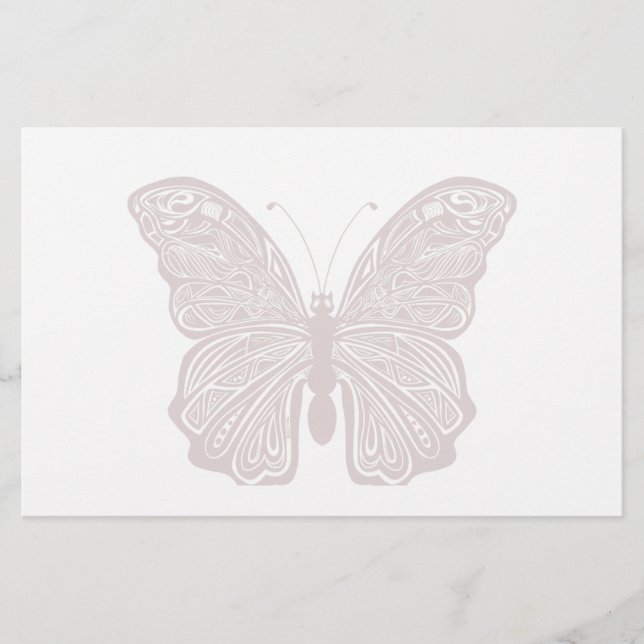 Butterfly Design Stationierung Briefpapier (Vorderseite)
