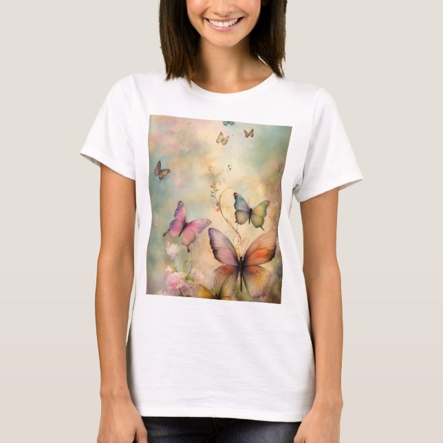 Butterfly Design T Shirt (Vorderseite)