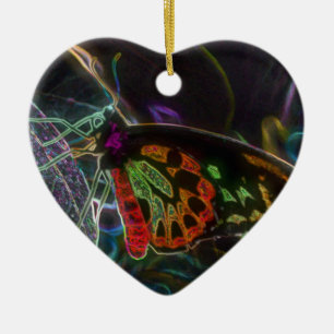 Butterfly Digitale Kunst - Natur-Ornament Keramik Ornament