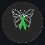 Butterfly Donate Life Organ Donor Runder Aufkleber<br><div class="desc">Butterfly Donate Life Organ Donor</div>