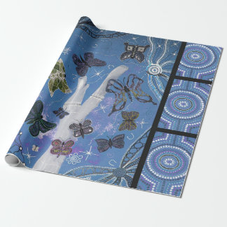 Butterfly Dream Aborigine Wrapping Paper Geschenkpapier