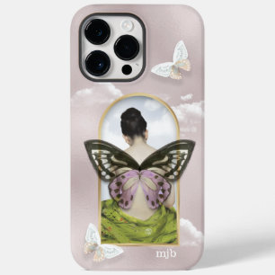 Butterfly Dream Fantasy Collage mit Monogramm Case-Mate iPhone 14 Pro Max Hülle