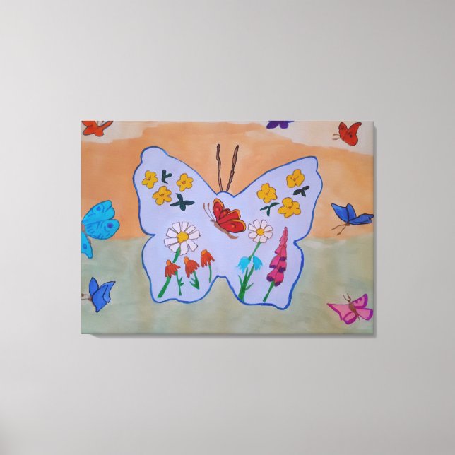 Butterfly Dream Leinwand Kunst (Vorderseite)