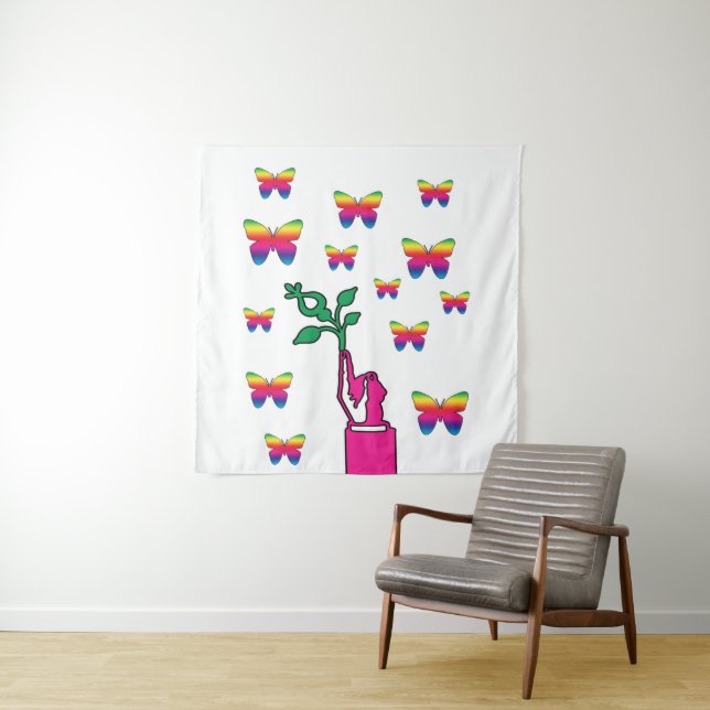 Butterfly Dream Tapestry Wandteppich (Beispiel)