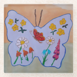 Butterfly Dreaming Glasuntersetzer