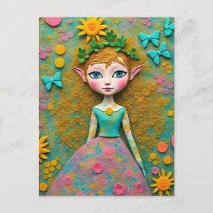 Butterfly Dreams Elf Postkarte