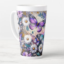 Butterfly Dreams Floral Milchtasse