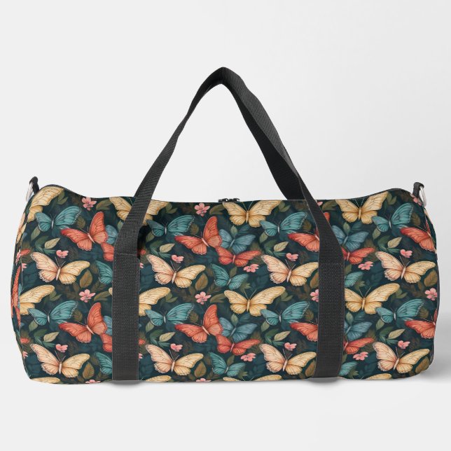 Butterfly Dreams Travel Duffel Bag Duffle Bag (Vorderseite)