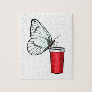 Butterfly Drink Tasse Puzzle