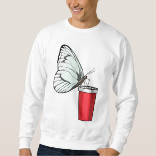Butterfly Drink Tasse Sweatshirt
