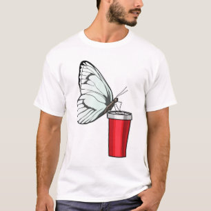 Butterfly Drink Tasse T-Shirt