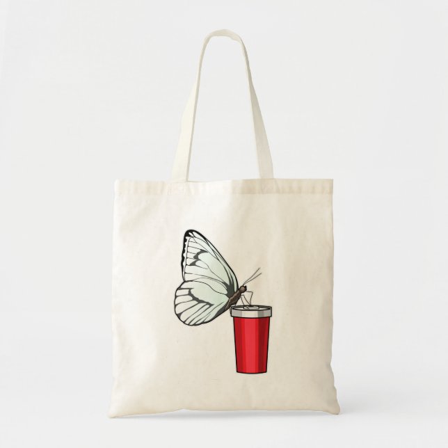Butterfly Drink Tasse Tragetasche (Vorne)