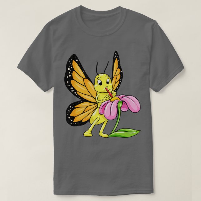 Butterfly Drinks Nectar T-Shirt (Design vorne)