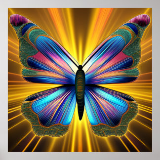 Butterfly Eclipse Poster