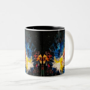 Butterfly Effect-Tasse ArtbyKanyacreations Zweifarbige Tasse