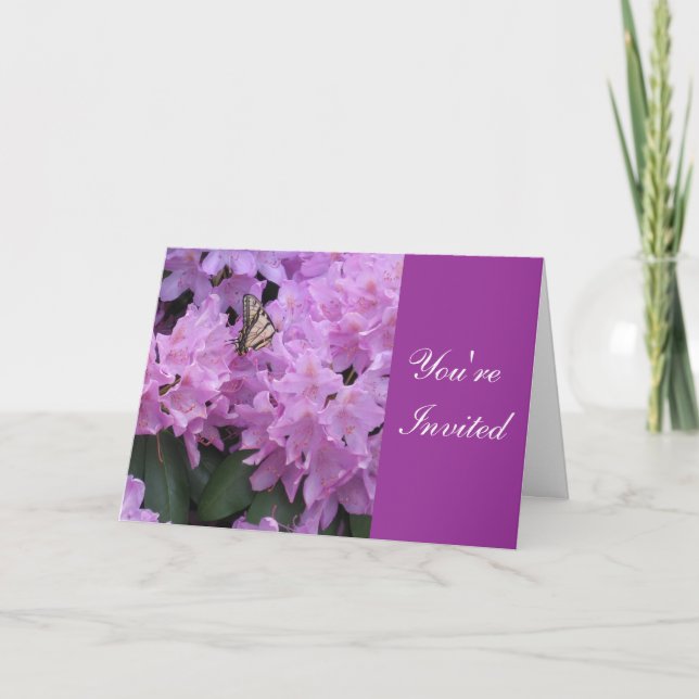 Butterfly Einladung (Vorderseite)