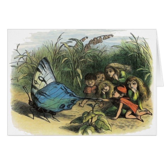 Butterfly Elf Artwork Niedlich Elves Schmetterling (Vorderseite (Horizontal))