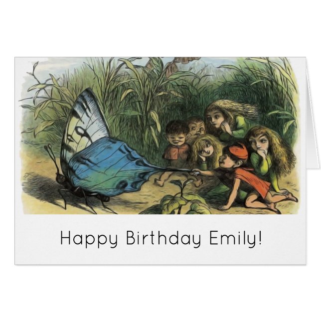 Butterfly Elf Artwork Niedlich Elves Schmetterling (Vorderseite (Horizontal))