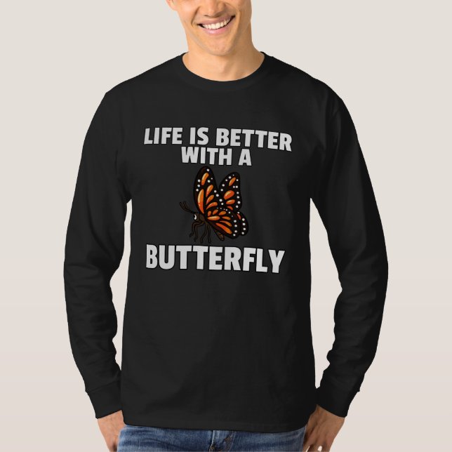Butterfly Entomology Cute For Women Men T-Shirt (Vorderseite)