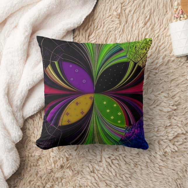 "Butterfly Euphoria" Polyester Throw Kissen (Decke)