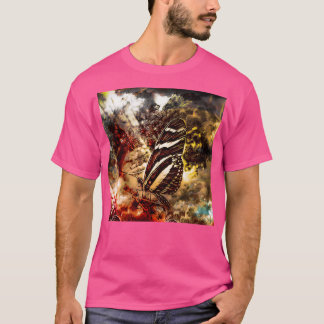 Butterfly Explosionsgrafik - Farbmischung T-Shirt