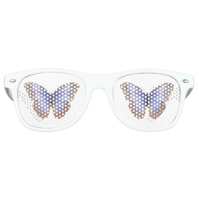 Butterfly Eyes Party Sonnenbrille (Vorderseite)