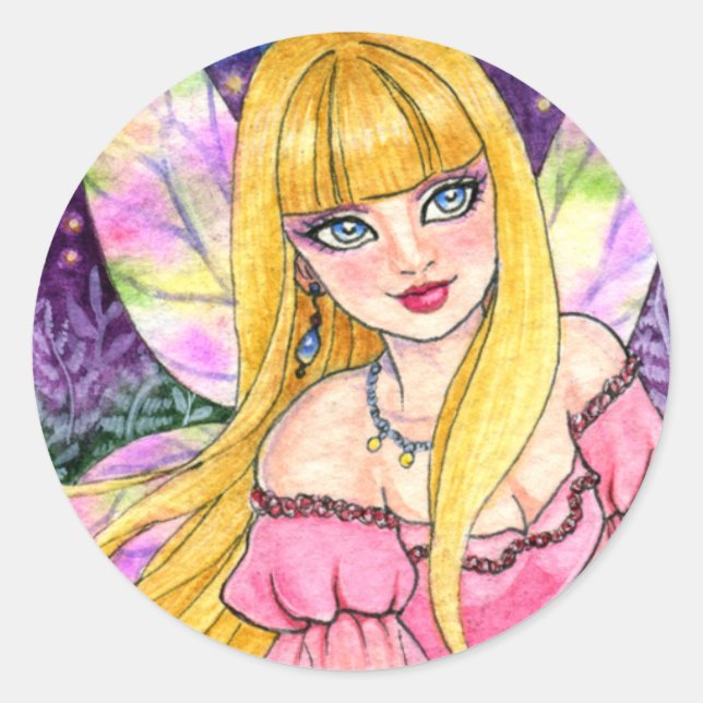 Butterfly Fairy Fantasy Stickers von Ann Howard (Vorderseite)