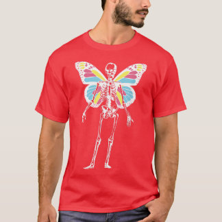 Butterfly Fairy Grunge Fairycore Ästhetische Skele T-Shirt