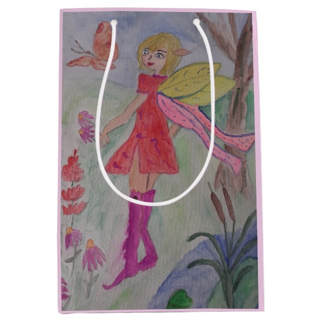 Butterfly Fairy Mittlere Geschenktüte (Vorderseite)